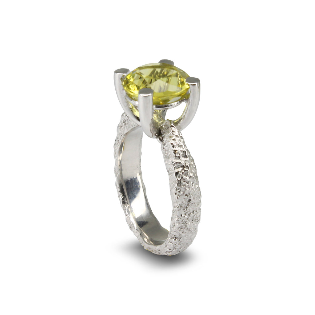 Anello Topazio Lemon