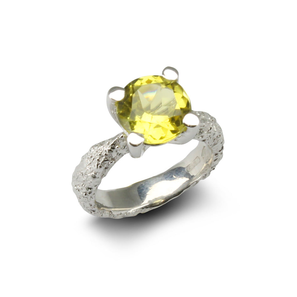 Anello Topazio Lemon