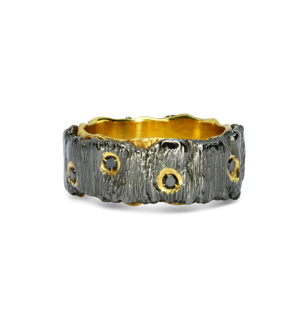 Anello Diamanti Neri