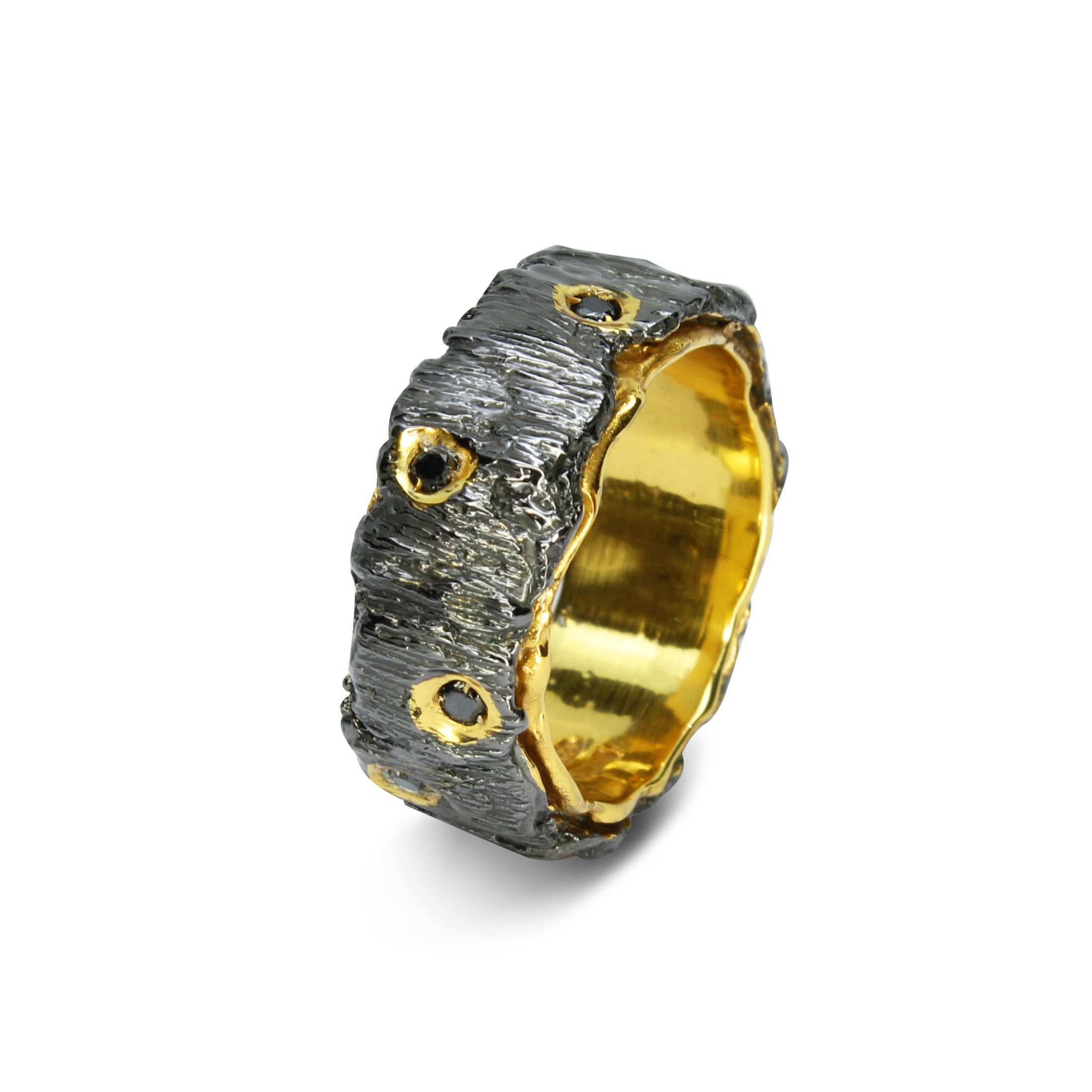 Anello Diamanti Neri
