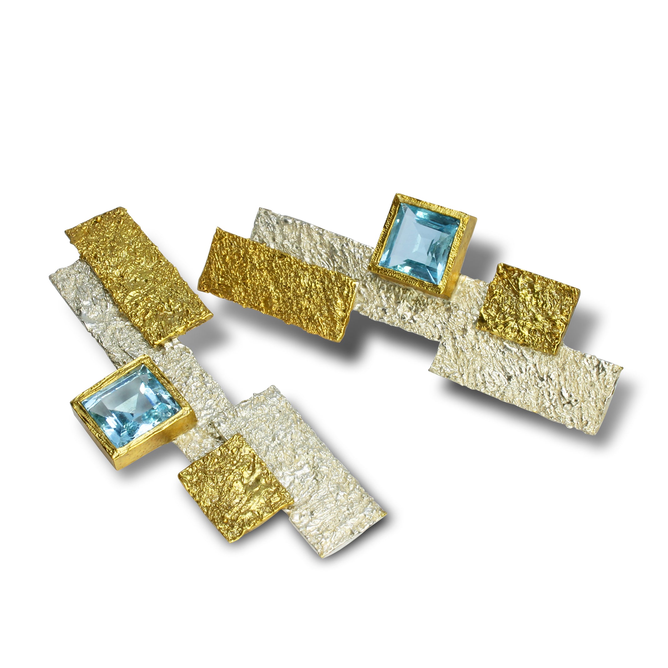 Orecchini Topazio Azzurro
