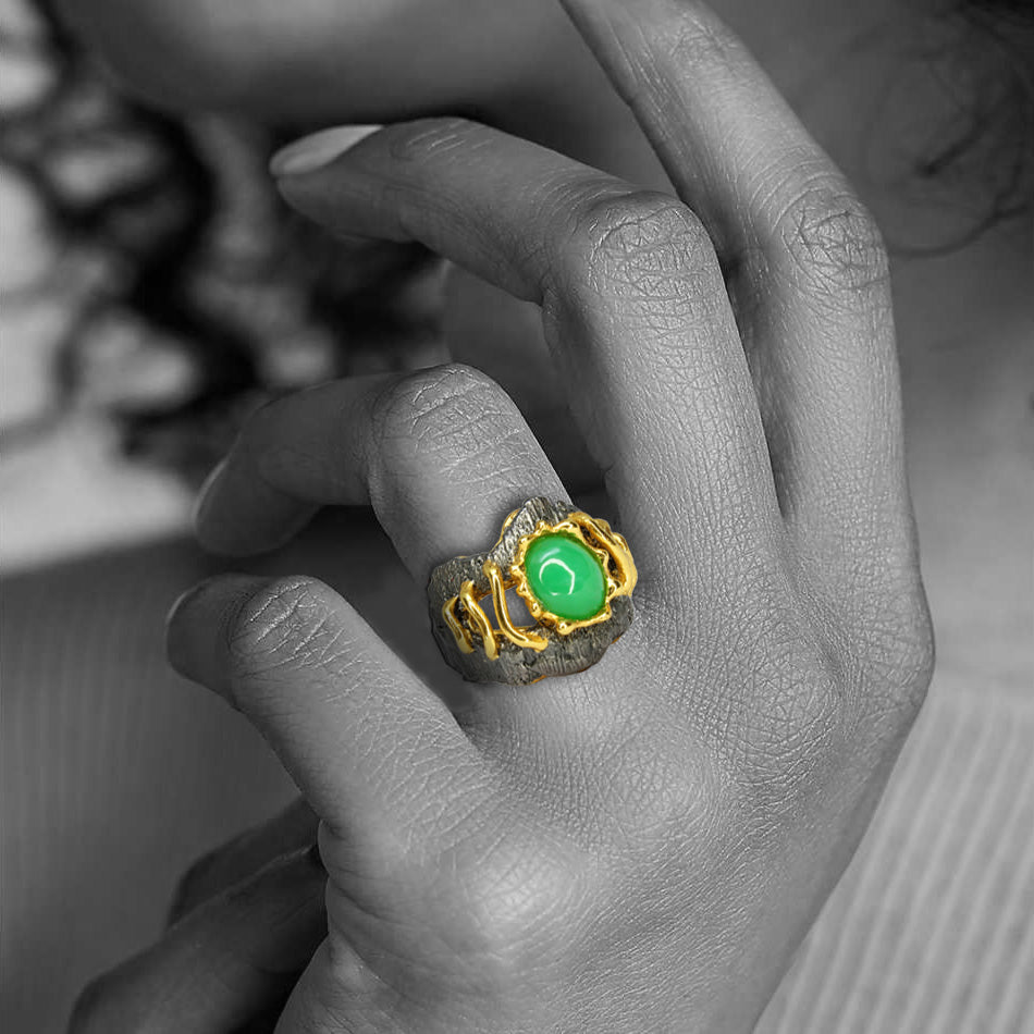 Anello Crisoprasio