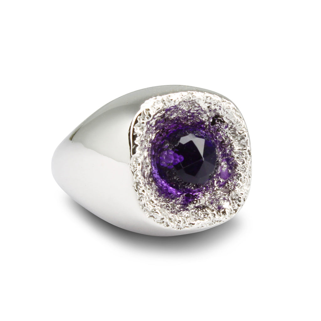 Anello Ametista Naturale