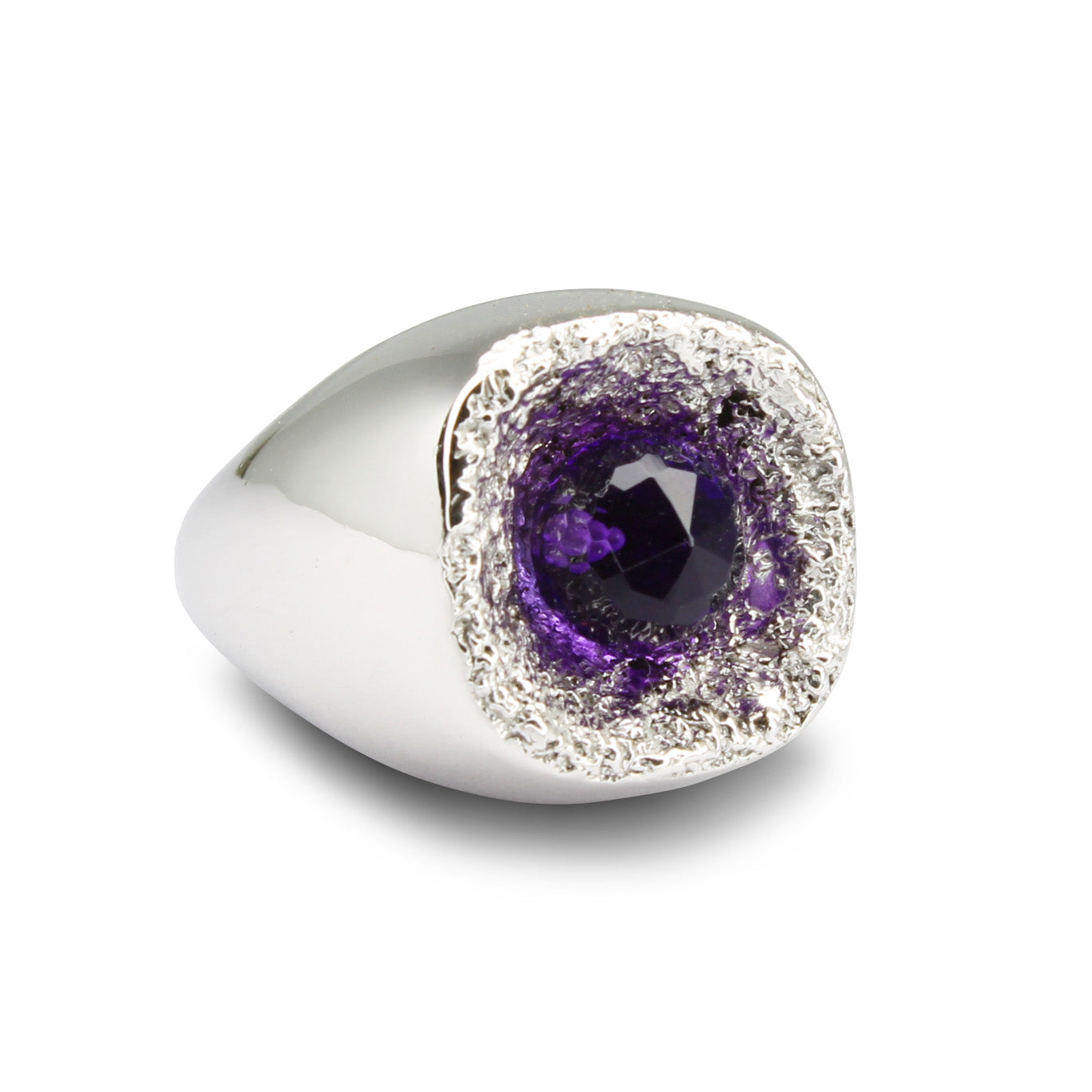 Anello Ametista Naturale