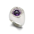 Anello Ametista Naturale