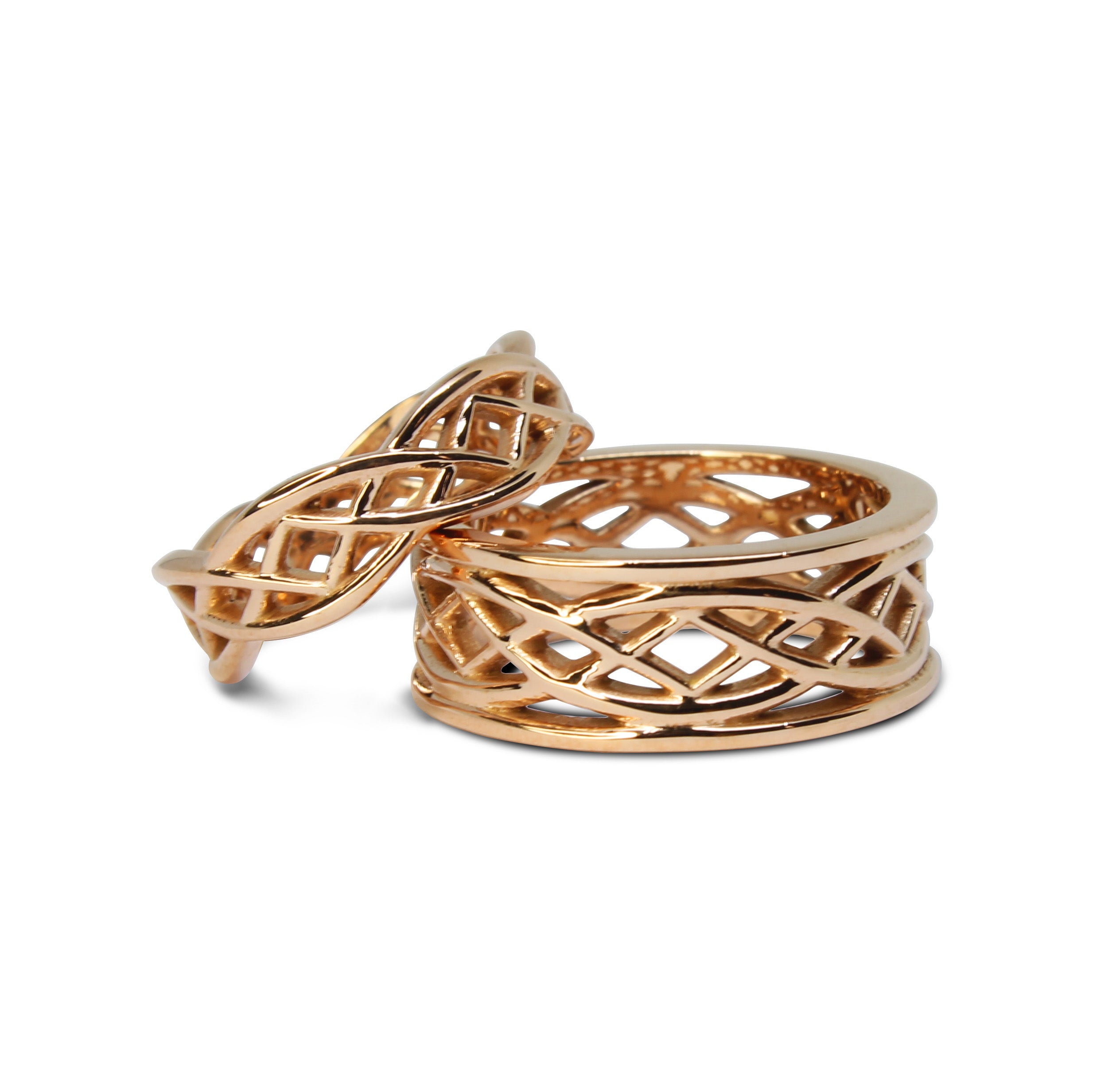 Fedi Celtiche Oro Rosa