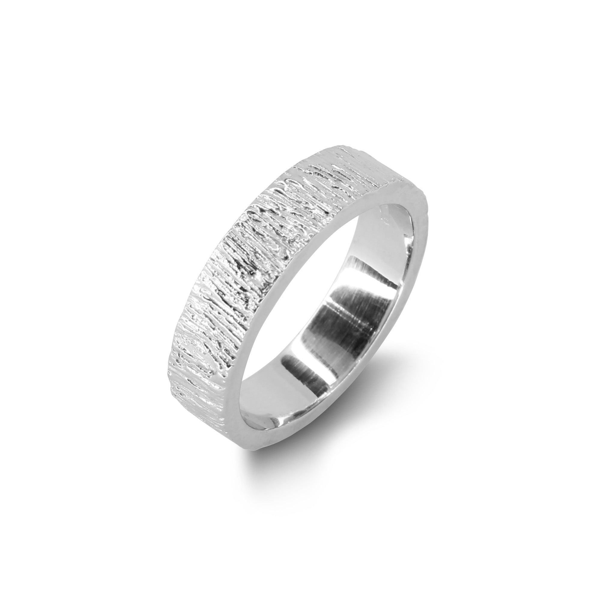 Anello Fedina lavorazione Materica