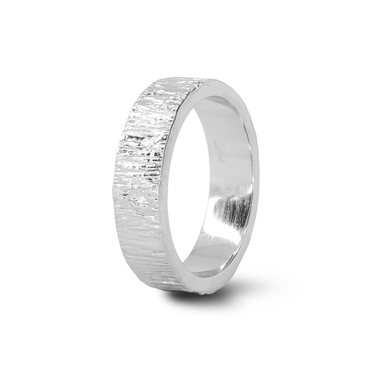 Anello Fedina lavorazione Materica