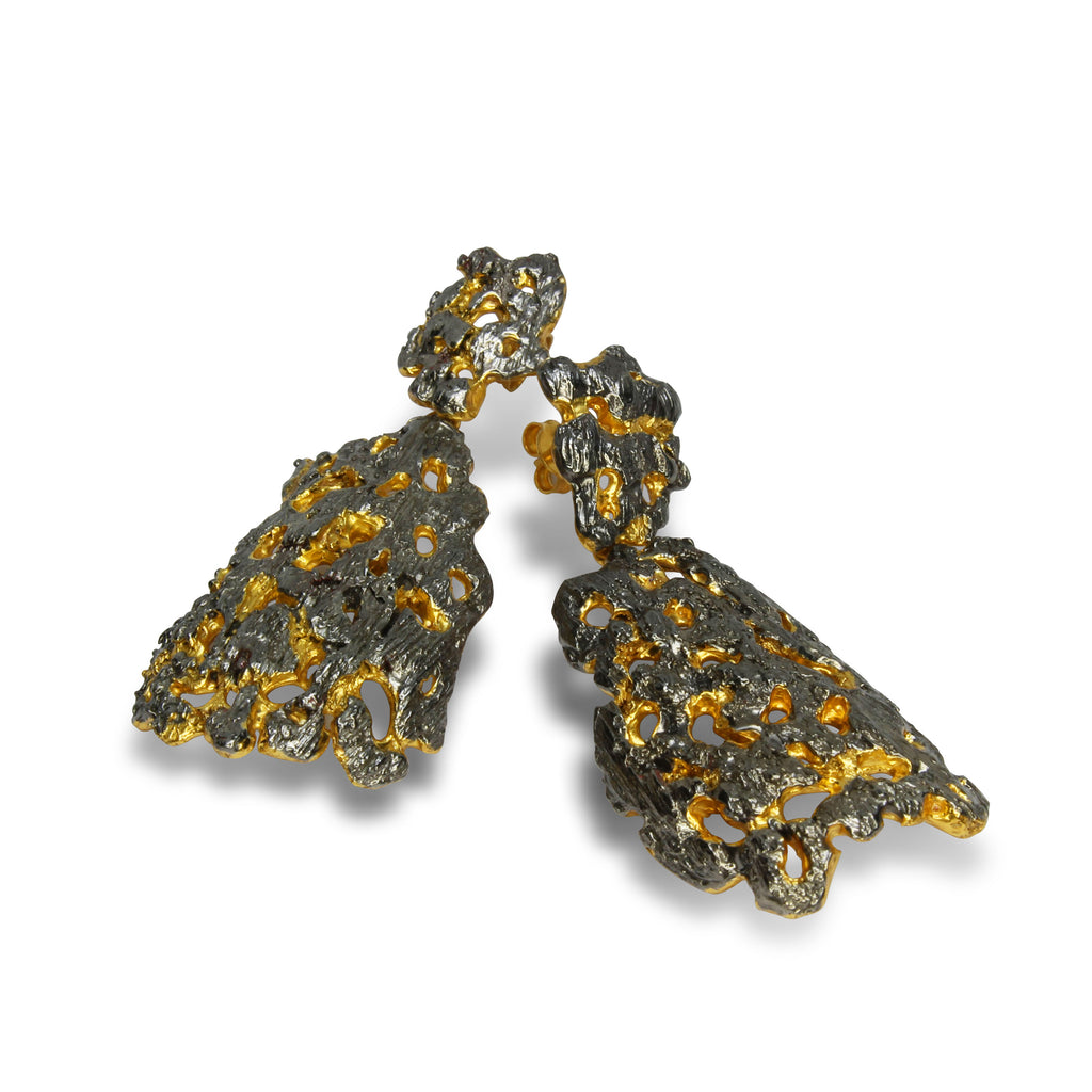Orecchini Argento Magma