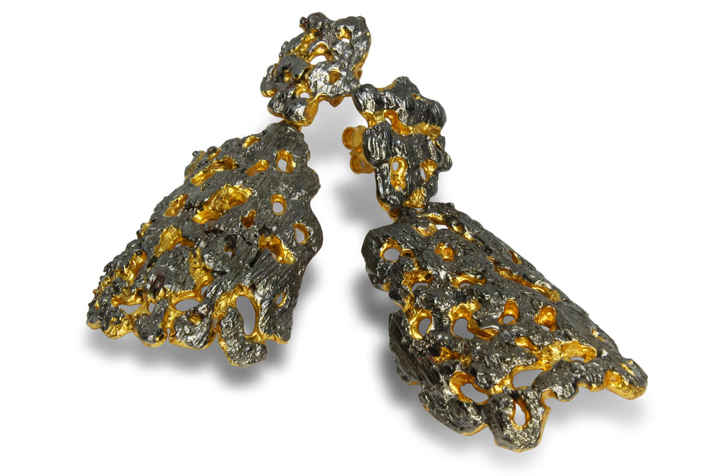 Orecchini Argento Magma