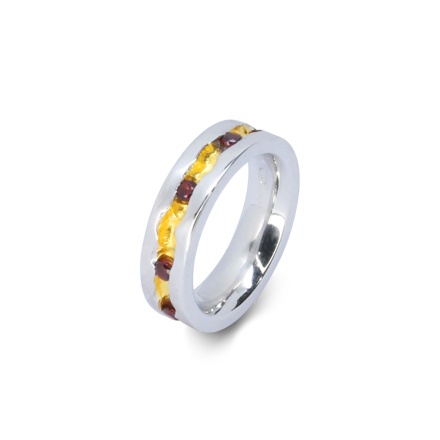 Anello Granati Naturali