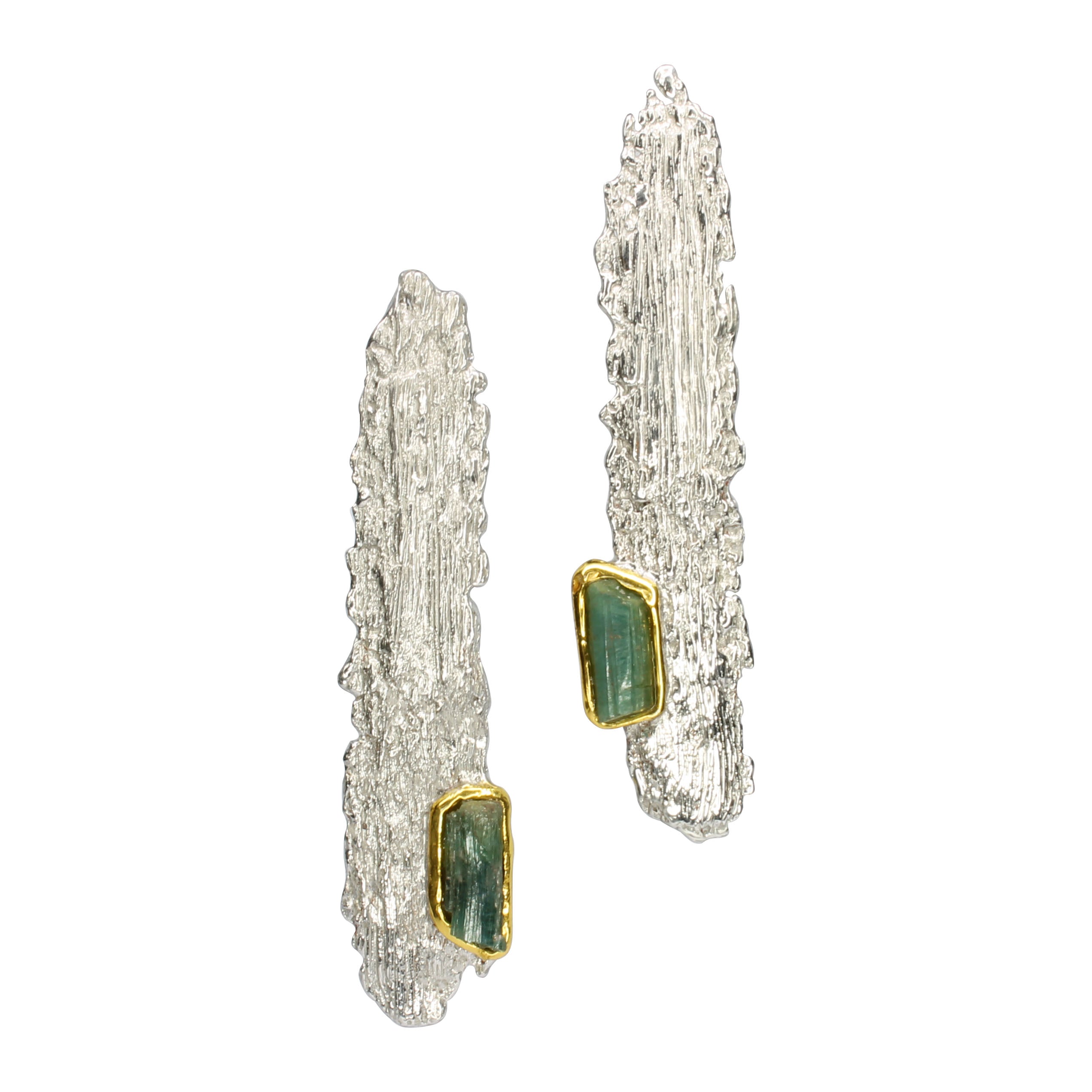 Orecchini Tormalina Verde
