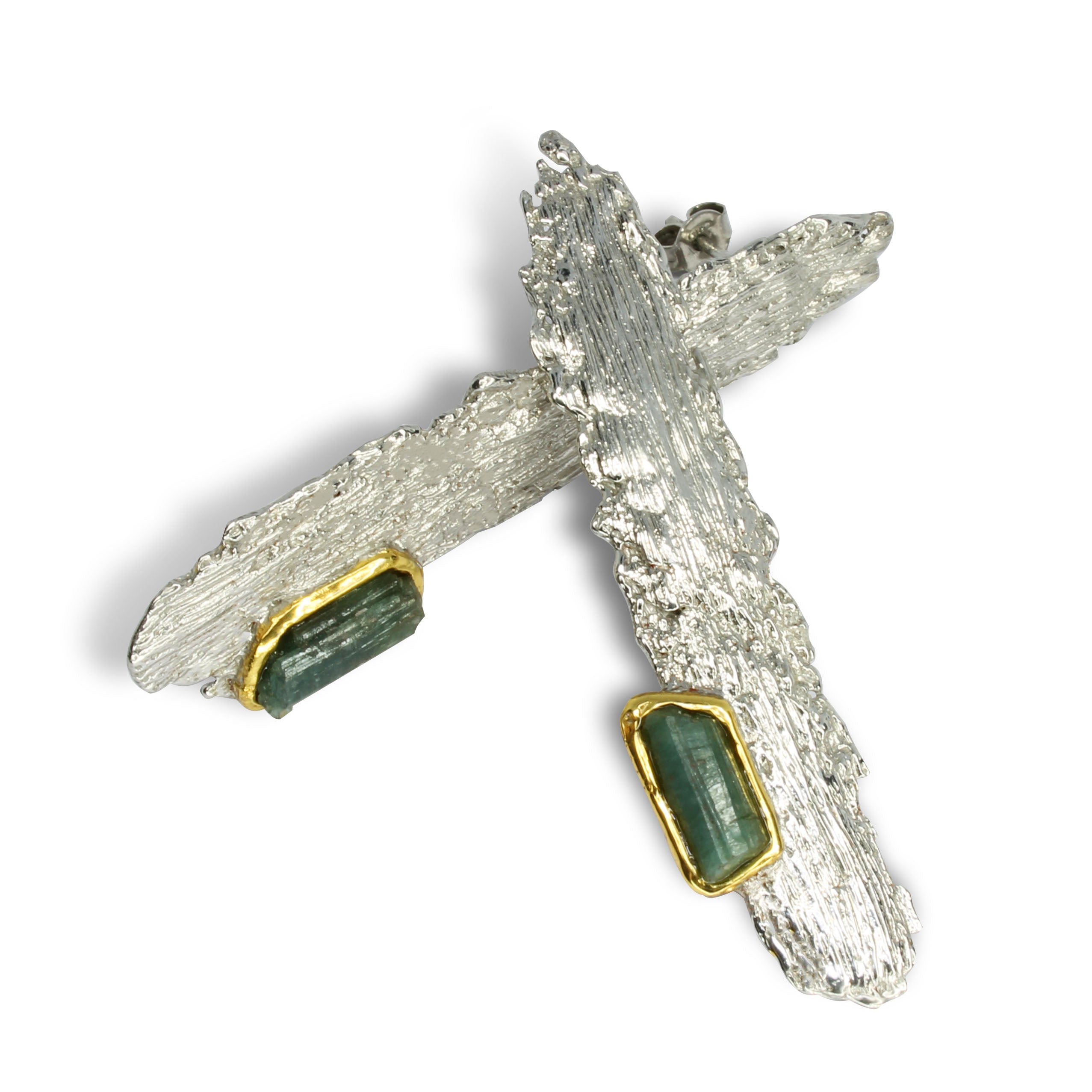 Orecchini Tormalina Verde